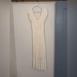 Promesa Cream/Ivory Boho Maxi Dress